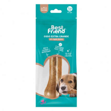 Best Friend Osso in Pelle Bovina Naturale da Masticare per Cani