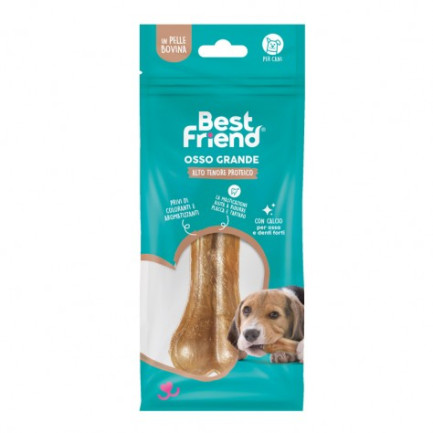 Best Friend Osso in Pelle Bovina Naturale da Masticare per Cani