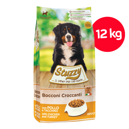 Stuzzy Crocchette Croccanti con Pollo e Tacchino per Cani