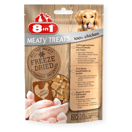 8in1 Meaty Treats Snack di Carne Liofilizzati per Cani
