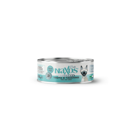 Naxos Sterilight Pate' getreidefreies Nassfutter für Katzen