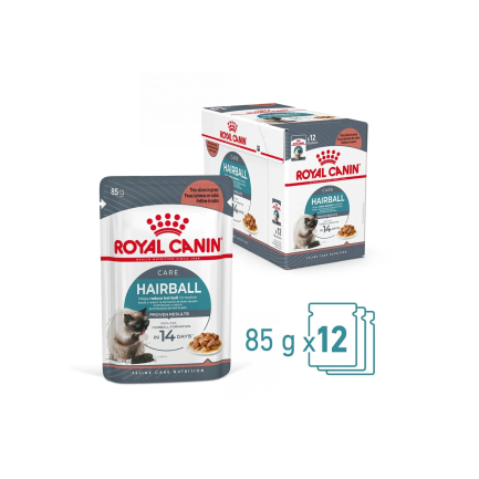 Royal Canin Hairball Care in Sauce Comida húmeda para gatos