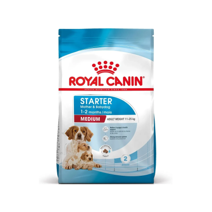 Royal Canin Size Health Nutrition Medium Starter Mother&Babydog Crocchette Cane