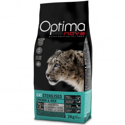 Optima Nova Cat Sterilised con Pollo e Riso Optima Nova Cat Sterilised con Pollo e Riso