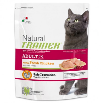 Natural Trainer Adult Cat con Pollo Fresco Natural Trainer Adult Cat con Pollo Fresco