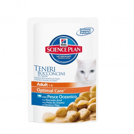 Hills Adult pesce oceanico bustina gatto 85 gr Hills Adult pesce oceanico bustina gatto 85 gr