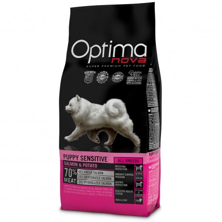 Optima Nova Puppy Sensitive con Salmone e Patate Optima Nova Puppy Sensitive con Salmone e Patate