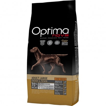 Optima Nova Adult Large con Pollo e Patate GRAIN FREE Optima Nova Adult Large con Pollo e Patate GRAIN FREE