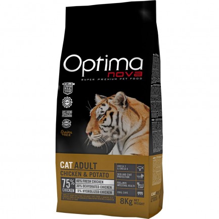 Optima Nova Cat Adult con Pollo e Patate GRAIN FREE Optima Nova Cat Adult con Pollo e Patate GRAIN FREE