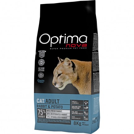 Optima Nova Cat Adult con Coniglio e Patate GRAIN FREE Optima Nova Cat Adult con Coniglio e Patate GRAIN FREE