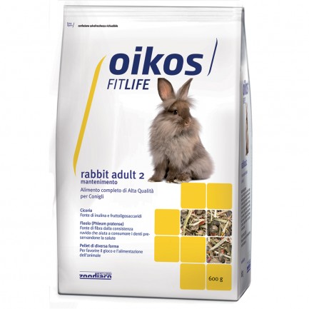 Oikos Rabbit Adult 2 Mantenimento Alimento Completo per Conigli Oikos Rabbit Adult 2 Mantenimento Alimento Completo per Conigli