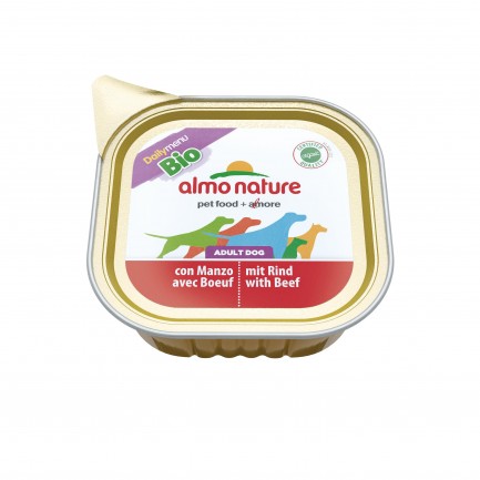 Almo Nature Daily Menu BIO Adult Dog - 16 vaschette da 100 gr per Cani Almo Nature Daily Menu BIO Adult Dog - 16 vaschette da 100 gr per Cani