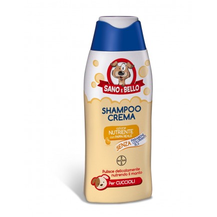 Sano e Bello Shampoo Crema alla Pappa Reale per Cuccioli Sano e Bello Shampoo Crema alla Pappa Reale per Cuccioli