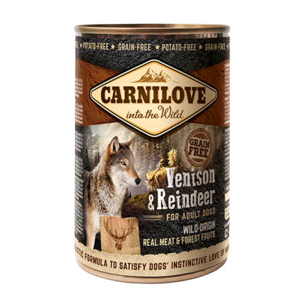 Carnilove Cervo e Renna Carne per Cani Adulti Carnilove Cervo e Renna Carne per Cani Adulti