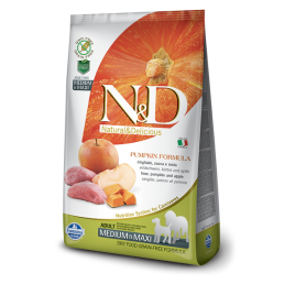 Farmina N&D Pumpkin Grain-Free Adult Medium-Maxi Cinghiale e Mela per Cani