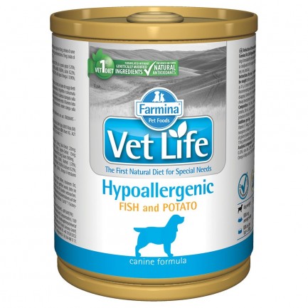 Farmina Vet Life Hypoallergenic Cibo Umido per Cani Farmina Vet Life Hypoallergenic Cibo Umido per Cani