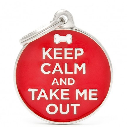 Medaglietta Keep Calm and Take Me Out Medaglietta Keep Calm and Take Me Out