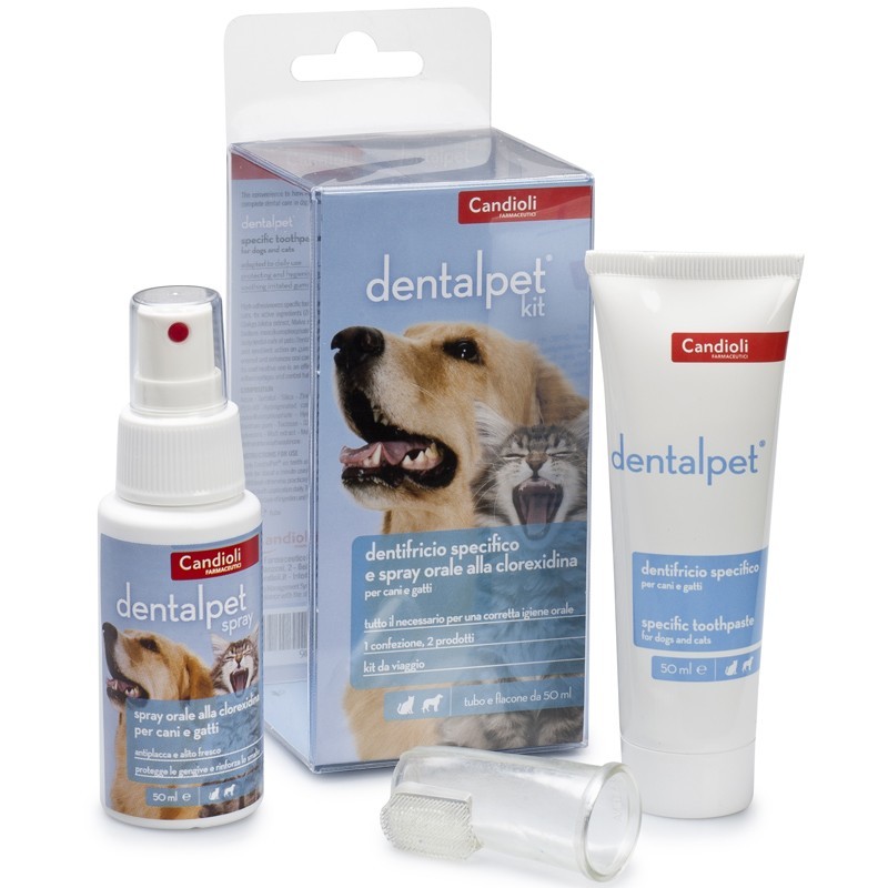 Candioli - Dentalpet Kit Per Cani E Gatti
