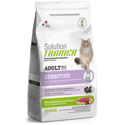 Trainer Solution Sensitive con Anatra per Gatti Trainer Solution Sensitive con Anatra per Gatti