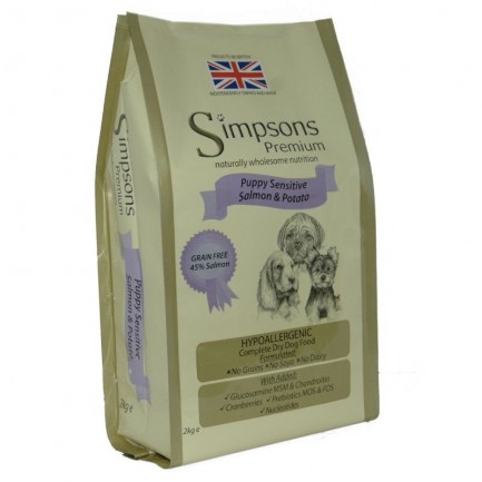 Simpson Puppy Sensitive Salmone e Patate per Cani Simpson Puppy Sensitive Salmone e Patate per Cani