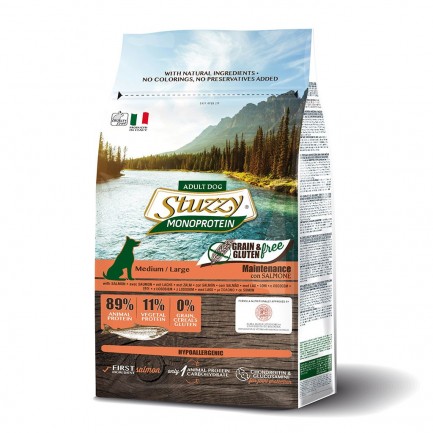 Stuzzy Monoprotein Grain Free con Salmone per Cani Stuzzy Monoprotein Grain Free con Salmone per Cani