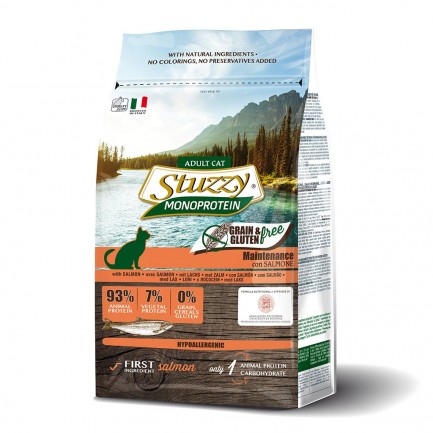 Stuzzy Monoprotein Grain Free con Salmone per Gatti Stuzzy Monoprotein Grain Free con Salmone per Gatti
