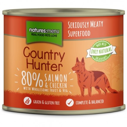Natures Menu Country Hunter Salmone con Pollo Cibo Umido per Cani Natures Menu Country Hunter Salmone con Pollo Cibo Umido per Cani
