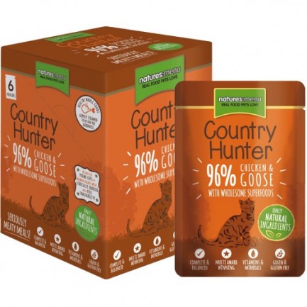 Natures Menu Country Hunter Pollo e Oca Cibo Umido per Gatti Natures Menu Country Hunter Pollo e Oca Cibo Umido per Gatti