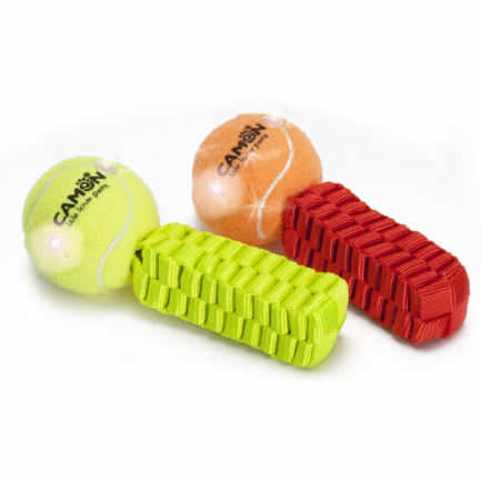 Palla da Tennis Luminosa con Maniglia per Cani Palla da Tennis Luminosa con Maniglia per Cani