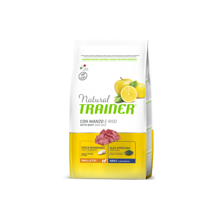 Natural Trainer Adult Mini con Manzo Natural Trainer Adult Mini con Manzo