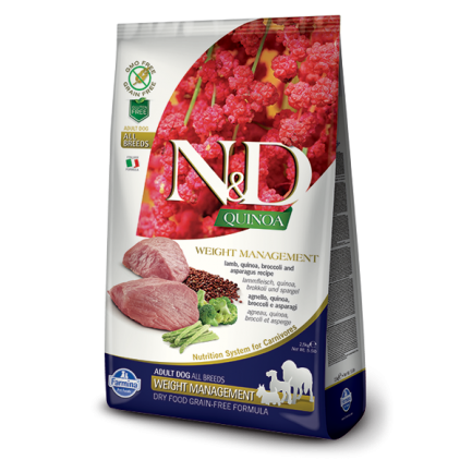Farmina N&D Weight Managment con Agnello e Quinoa per Cani Farmina N&D Weight Managment con Agnello e Quinoa per Cani