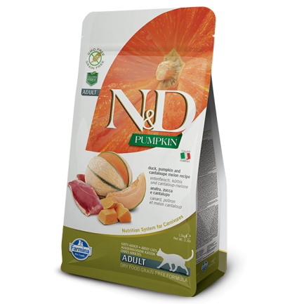 Farmina N&D Pumpkin Anatra, Zucca e Melone per gatti Farmina N&D Pumpkin Anatra, Zucca e Melone per gatti