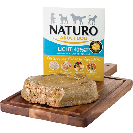 Naturo Extra Light con Pollo e Riso per Cani Naturo Extra Light con Pollo e Riso per Cani