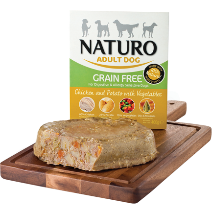 Naturo GRAIN FREE Umido per Cani Adulti Naturo GRAIN FREE Umido per Cani Adulti