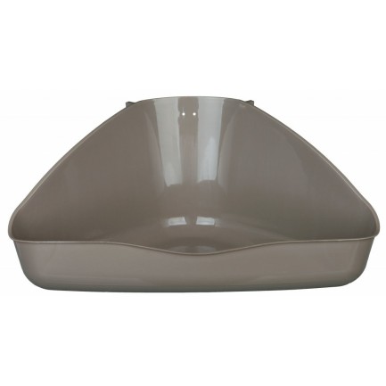 Toilette d'angle pour lapins et rongeurs