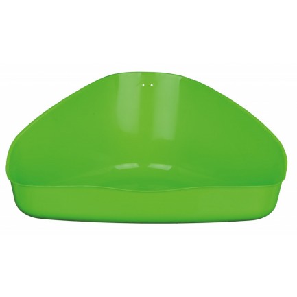 Toilette d'angle pour lapins et rongeurs