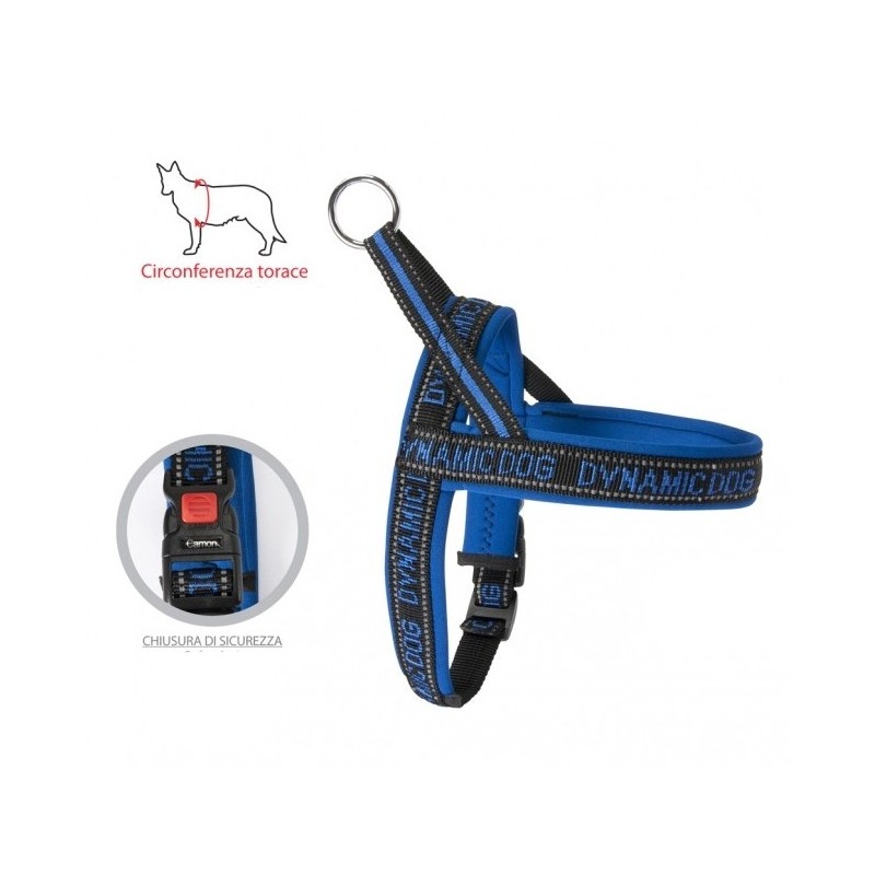 Camon - Dynamic Dog Pettorina Per Cani Blu