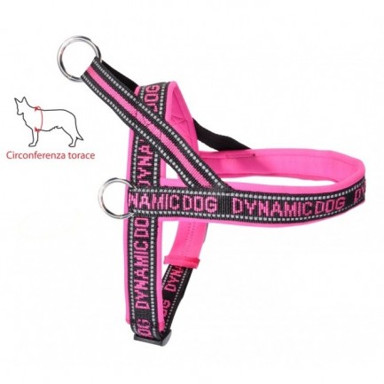 Dynamic Dog Pettorina per Cani Fuxia Dynamic Dog Pettorina per Cani Fuxia