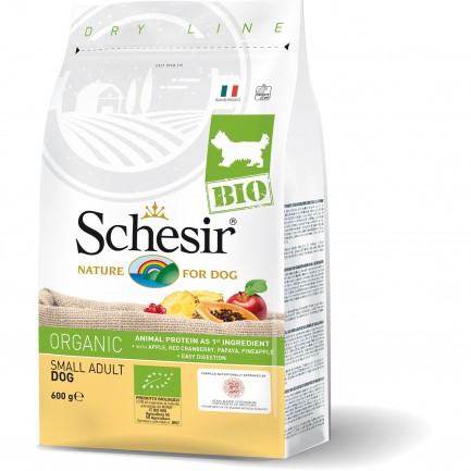 Schesir Dog BIO Organic Small Maintenance per Cani di Taglia Piccola Schesir Dog BIO Organic Small Maintenance per Cani di Taglia Piccola