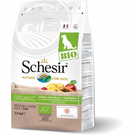 Schesir Dog BIO Organic Medium Maintenance per Cani di Taglia Media Schesir Dog BIO Organic Medium Maintenance per Cani di Taglia Media
