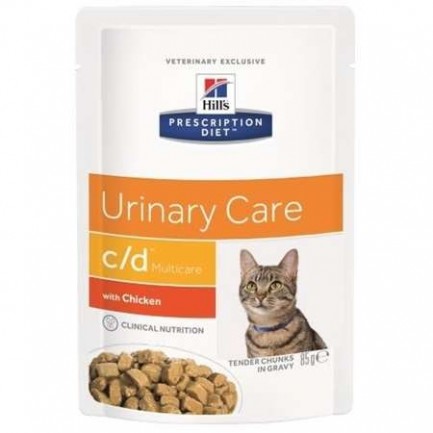 Hills Diet C/D bustina gatto Hills Diet C/D bustina gatto