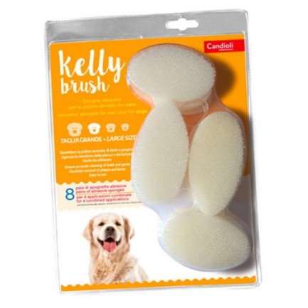 Kelly Brush Spugne Abrasive per la Pulizia dei Denti Kelly Brush Spugne Abrasive per la Pulizia dei Denti