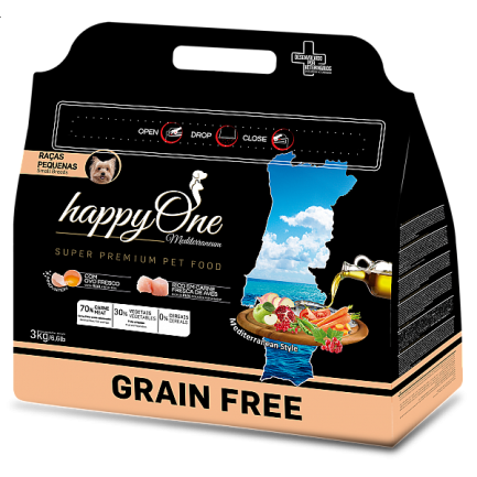HappyOne Mediterraneum GRAIN FREE Adult Small per Cani di Taglia Piccola HappyOne Mediterraneum GRAIN FREE Adult Small per Cani di Taglia Piccola