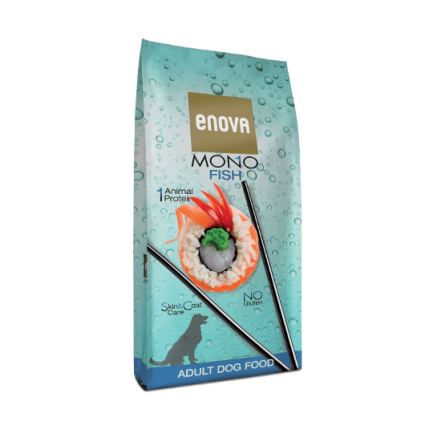 Enova Mono Salmon Adult al Pesce per Cani