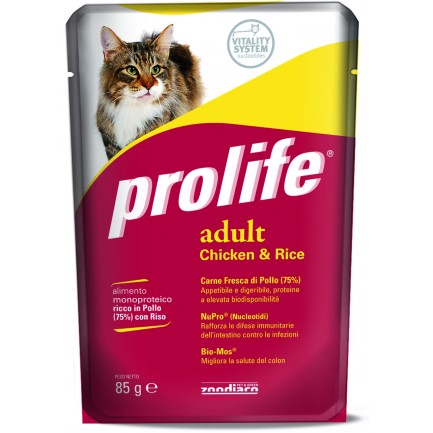 Prolife Adult Cat con Pollo e Riso Umido Prolife Adult Cat con Pollo e Riso Umido