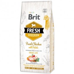 Brit Fresh Adult Kurczak z Ziemniakami dla...