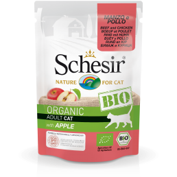 Schesir Cat BIO Rindfleisch und Huhn mit...