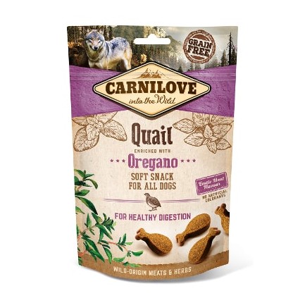 Carnilove Snack Semiumido per Cani con Quaglia e Origano