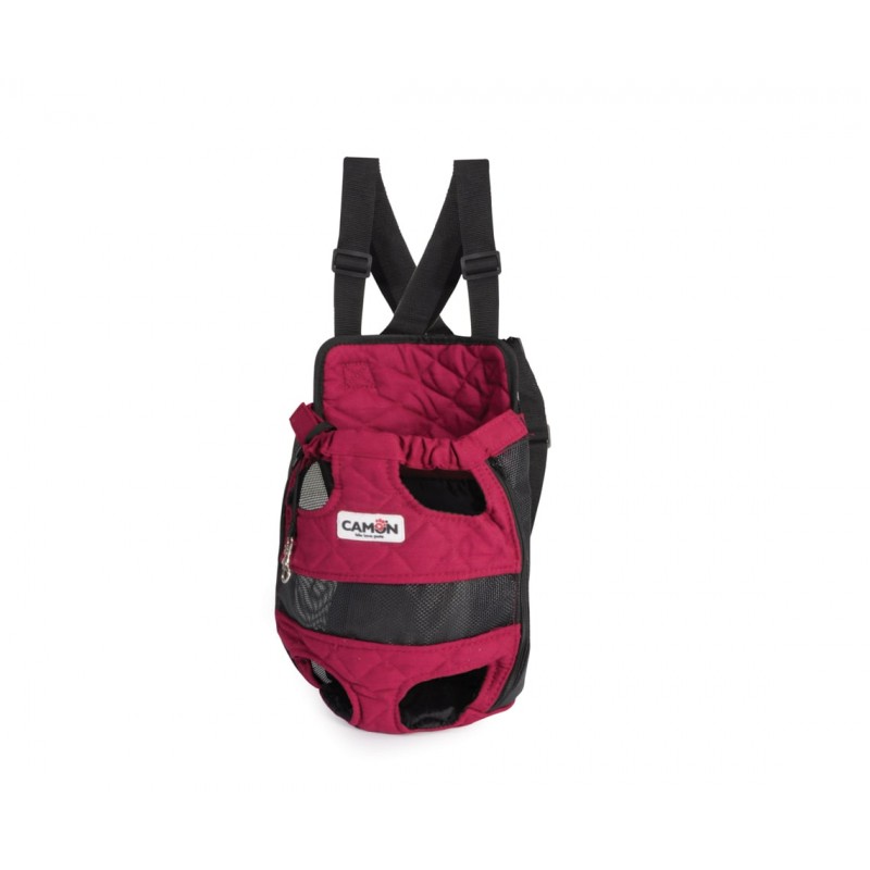 Marsupio Trasportino Per Cani Piccoli - Borsa Da Viaggio Anti-Graffio, Regolabile, Traspirante (Rosa, Taglia S)