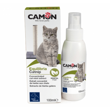 Camon Catnip Spray Natural Concentrado para Gatos - Atrayente Menta Gatuna